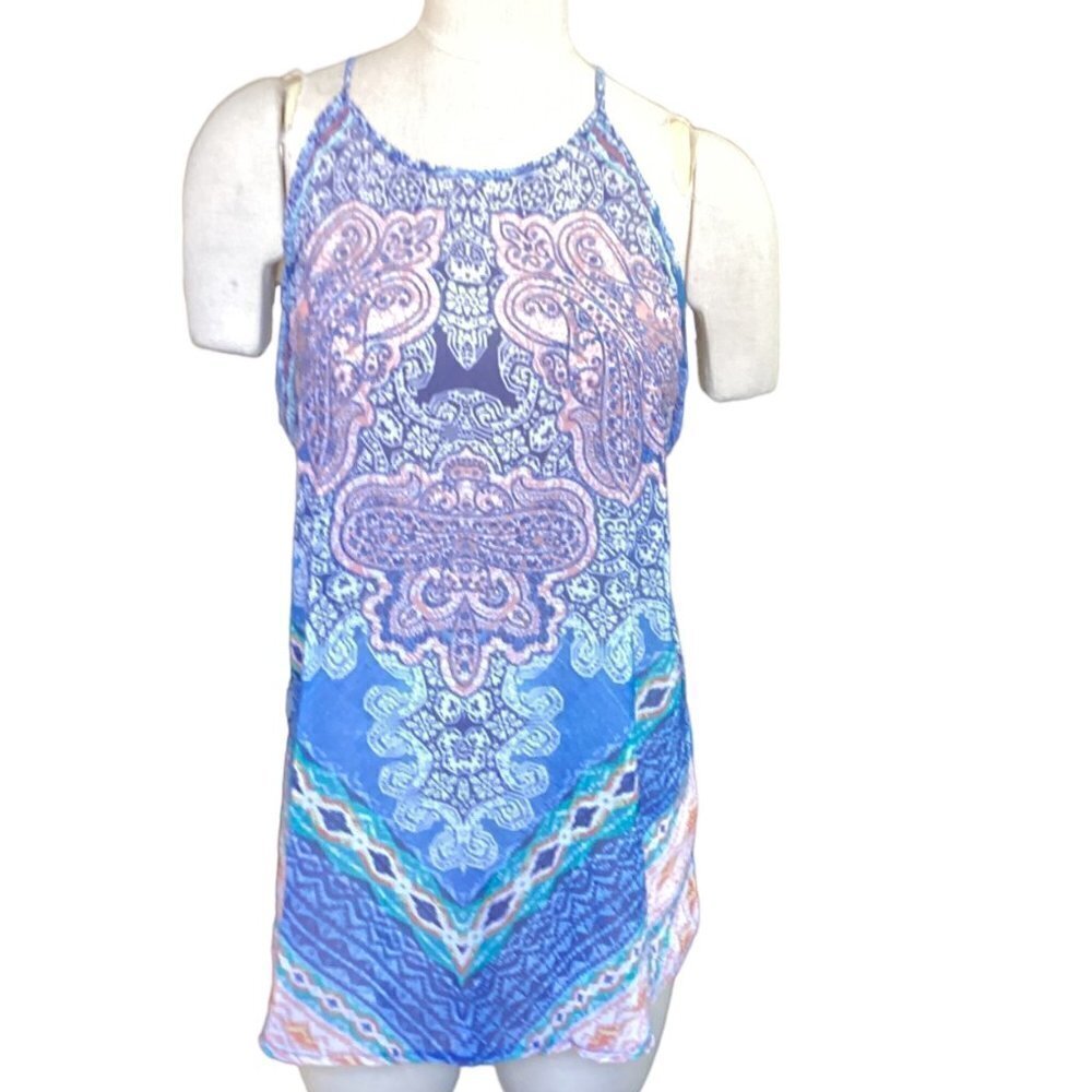 OP Ocean Pacific Beachy BOHO Sleevelessâ Tank Top L 11-13 #115H